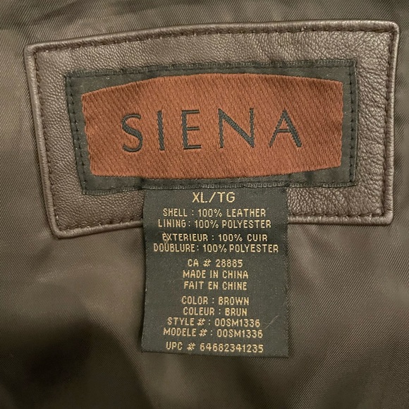SIENA Brown Leather Jacket - Picture 5 of 9